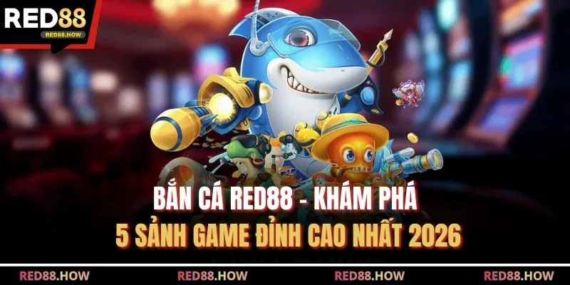 Bắn Cá RED88 - Khám Phá 5 Sảnh Game Đỉnh Cao Nhất 2026